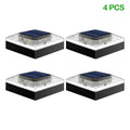 Solar Post Cap Lights Outdoor 4-Pack – 4x4 Wood Post LED Fence Deck Caps, Warm White | Vistolux