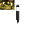 Stainless Steel Solar Pathway Lights Outdoor 4-Pack – Premium Garden Walkway Lighting | Vistolux