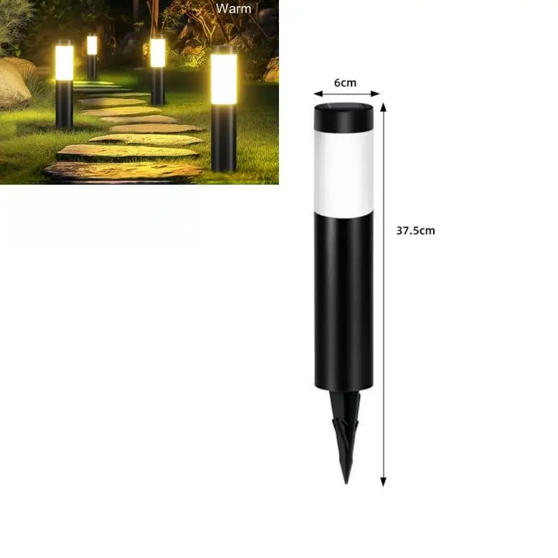 Stainless Steel Solar Pathway Lights Outdoor 4-Pack – Premium Garden Walkway Lighting | Vistolux