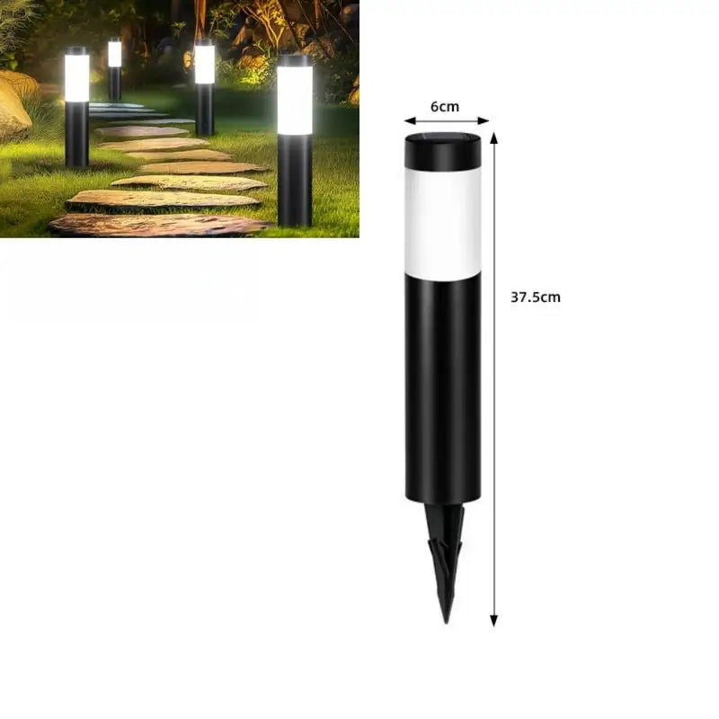 Stainless Steel Solar Pathway Lights Outdoor 4-Pack – Premium Garden Walkway Lighting | Vistolux