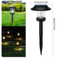 Solar Pathway Lights Outdoor 6-Pack – IP65 Waterproof Garden Walkway Lamps for Driveway & Landscape | Vistolux